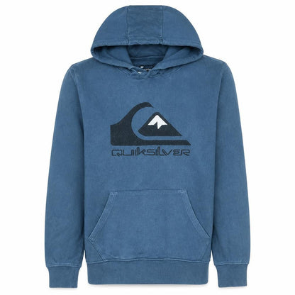 Quiksilver Men’s Blue Pullover Hoodie S Regular Fit Surf Style