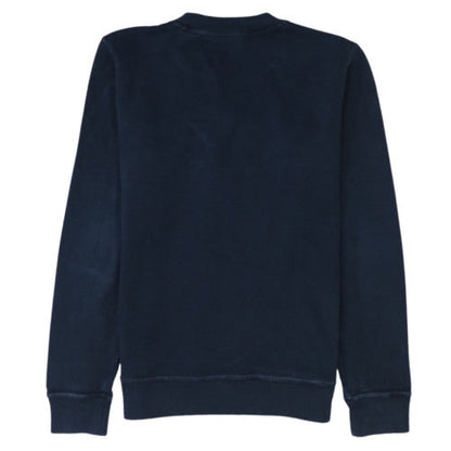 Hugo Boss Men's Blue Crew Neck Logo Pullover Jumper Size S