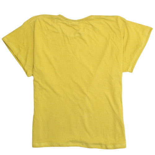 Nike Men's Yellow Crew Neck Short Sleeve T-Shirt Size M
