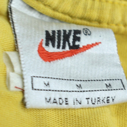 Nike Men's Yellow Crew Neck Short Sleeve T-Shirt Size M