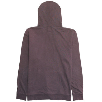 Hurley Men’s Brown Logo Pullover Hoodie Size L Fleece Sweatshirt