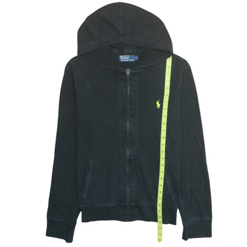 Polo Ralph Lauren Mens Black Full Zip Hoodie L