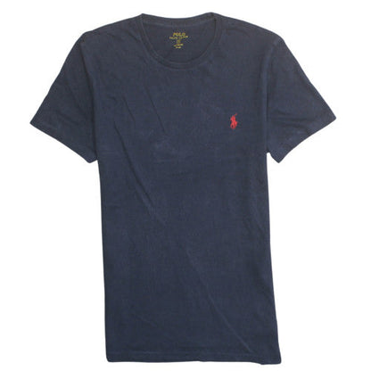 Ralph Lauren Men's Blue Crew Neck Slim Fit Short Sleeve T-Shirt S