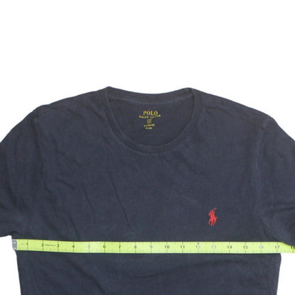 Ralph Lauren Men's Blue Crew Neck Slim Fit Short Sleeve T-Shirt S