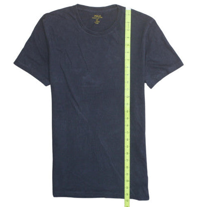 Ralph Lauren Men's Blue Crew Neck Slim Fit Short Sleeve T-Shirt S