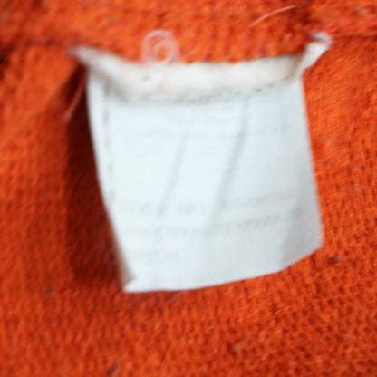 Puma Men's Orange Pullover Hoodie L Graphic Logo Sportswear