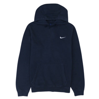 Nike Men's Blue Pullover Hoodie Small Fleece Lined Sportswear