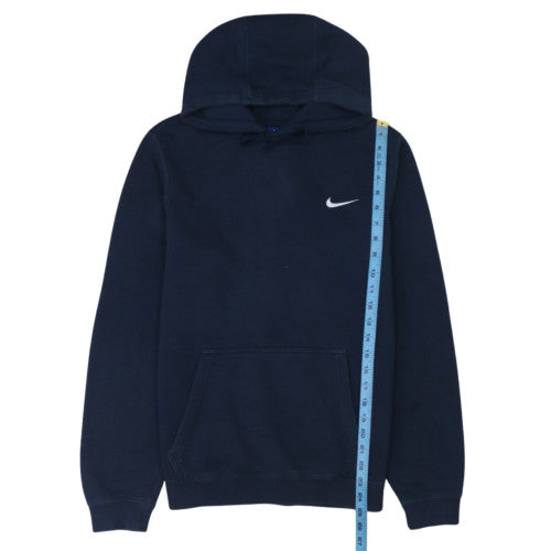 Nike Men's Blue Pullover Hoodie Small Fleece Lined Sportswear