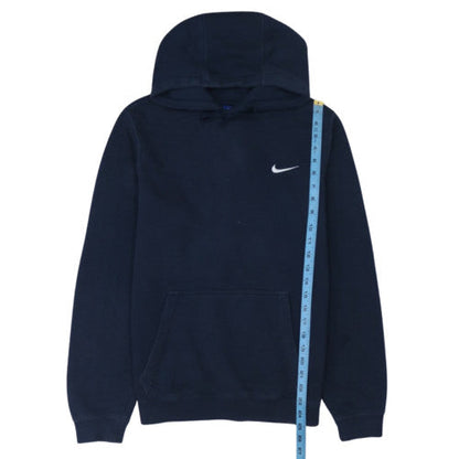 Nike Men's Blue Pullover Hoodie Small Fleece Lined Sportswear