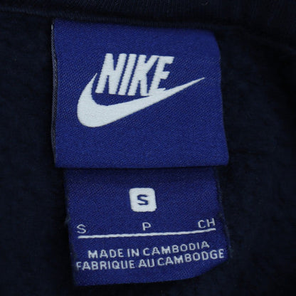 Nike Men's Blue Pullover Hoodie Small Fleece Lined Sportswear