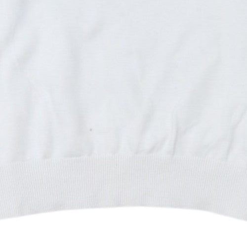 Tommy Hilfiger Men's Multicoloured Cotton Crew Neck Striped Jumper M