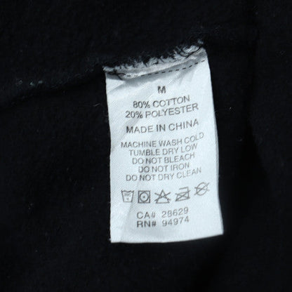 Stussy Mens Black Regular Fit Crew Neck Logo Sweatshirt M