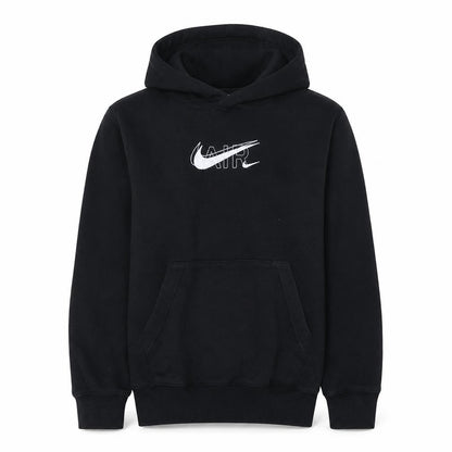 Nike Men’s Black Pullover Hoodie S Graphic Fleece Sweatshirt