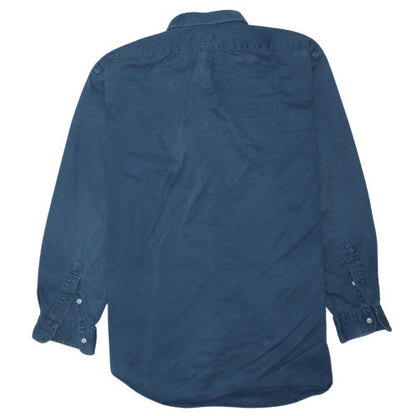 Polo Ralph Lauren Men's Blue Medium Cotton Button-Up Shirt