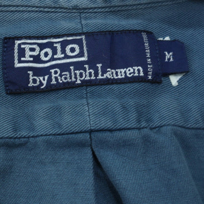 Polo Ralph Lauren Men's Blue Medium Cotton Button-Up Shirt