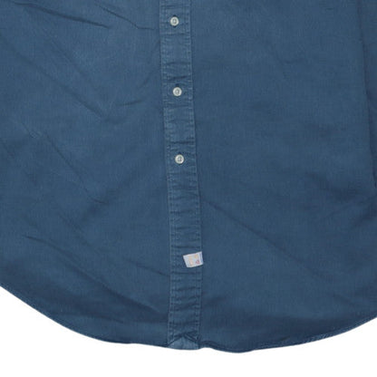 Polo Ralph Lauren Men's Blue Medium Cotton Button-Up Shirt