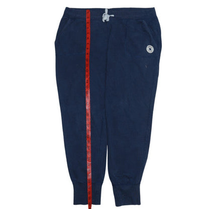 Converse Men's Blue Fleece Jogger Trousers XL Comfortable Activewear