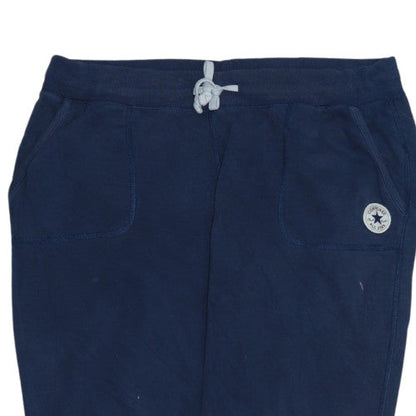 Converse Men's Blue Fleece Jogger Trousers XL Comfortable Activewear