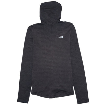 The North Face Womens Black Slim Fit Hooded Full Zip Jacket Size S