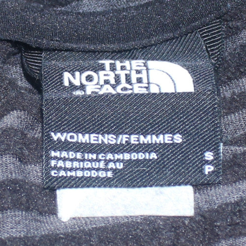 The North Face Womens Black Slim Fit Hooded Full Zip Jacket Size S