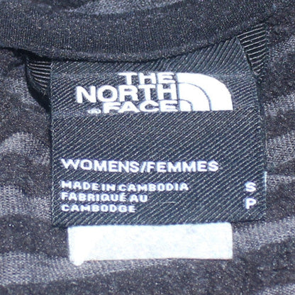The North Face Womens Black Slim Fit Hooded Full Zip Jacket Size S