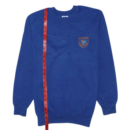 Russell Men’s Blue Pullover Sweatshirt Embroidered St John’s M