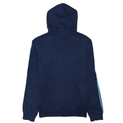 Adidas Mens Blue Full Zip Hoodie Size S Sports Fleece Jacket