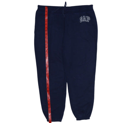 GAP Men’s Blue Fleece Jogger Sweatpants L Regular Fit Drawstring