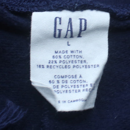 GAP Men’s Blue Fleece Jogger Sweatpants L Regular Fit Drawstring