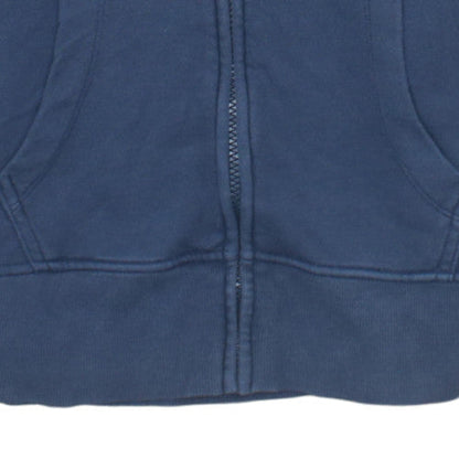 Tommy Hilfiger Men's Blue Full Zip Hoodie Size M Logo Fleece
