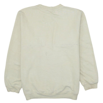 Puma Mens Beige 2XL Pullover Crew Neck Logo Sweatshirt