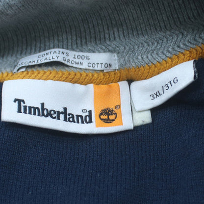 Timberland Men’s Grey Cotton Full Zip Collared Jumper 3XL