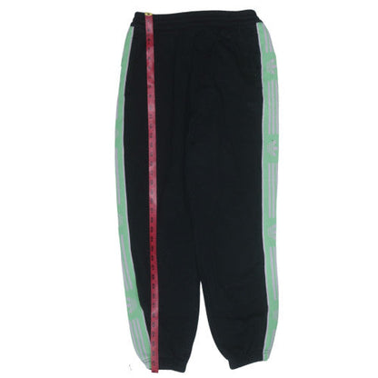 Adidas Mens Black 2XL Track Pants Side Stripe Joggers