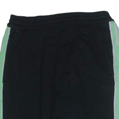 Adidas Mens Black 2XL Track Pants Side Stripe Joggers