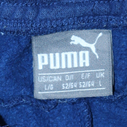 Puma Men's Blue Jogger Sweatpants L Fleece Training Trousers