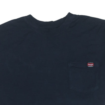Wrangler Men's Black XL Workwear Cotton Crew Neck T-Shirt