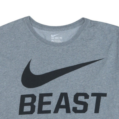 Nike Men's Grey Dri-Fit Crew Neck Athletic T-Shirt XXL
