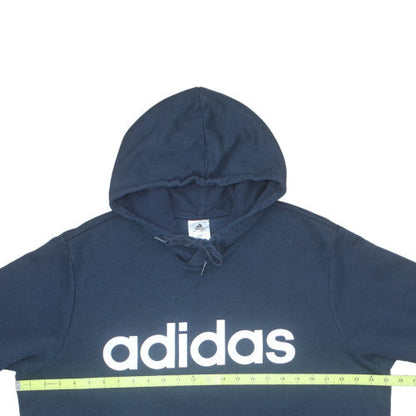 Adidas Men's Navy Blue Pullover Hoodie XL Cotton Blend