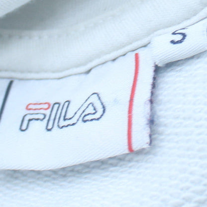 Fila Mens Grey Colour Block Hoodie Small Logo Pullover