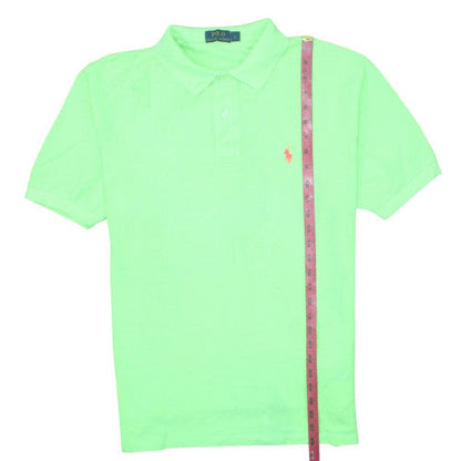 Ralph Lauren Men's Green Cotton Polo Shirt Size L