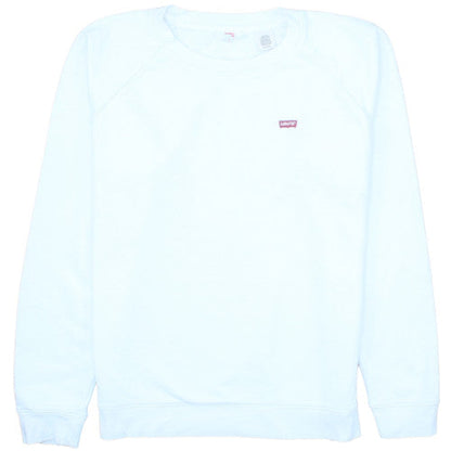 Levi's Men's White XS Crew Neck Pullover Sweatshirt