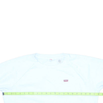 Levi's Men's White XS Crew Neck Pullover Sweatshirt