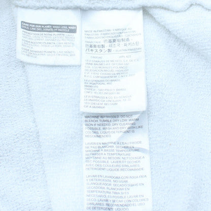 Levi's Men's White XS Crew Neck Pullover Sweatshirt