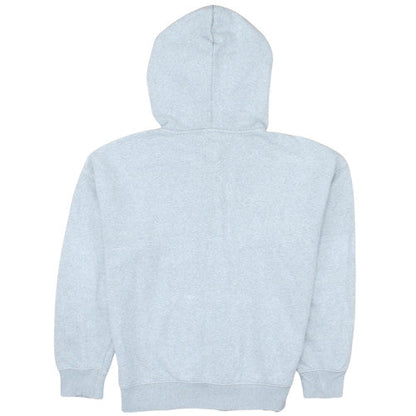 GAP Teens Grey Full Zip Hoodie L Logo Fleece Sweatshirt
