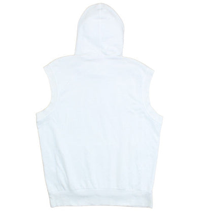 Puma Men’s White Sleeveless Hoodie Vest M Sports Gym Cotton Blend