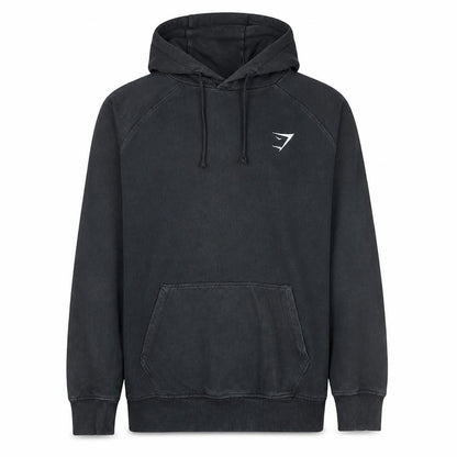 Gymshark Men’s Black Pullover Hoodie Size S Regular Fit