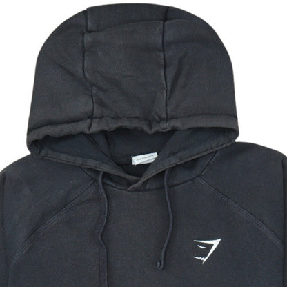 Gymshark Men’s Black Pullover Hoodie Size S Regular Fit