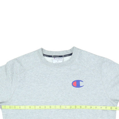 Champion Men’s Grey Pullover Crew Neck Sweatshirt M