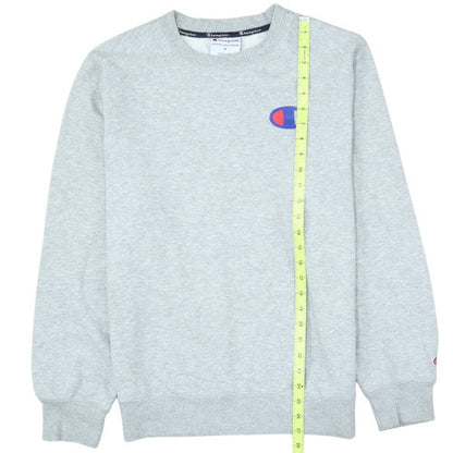 Champion Men’s Grey Pullover Crew Neck Sweatshirt M