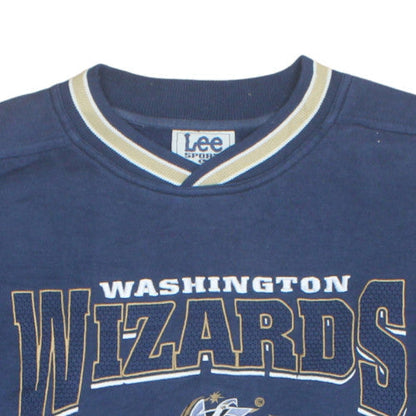 Lee Sport Men’s Blue Washington Wizards Sweatshirt L Vintage NBA